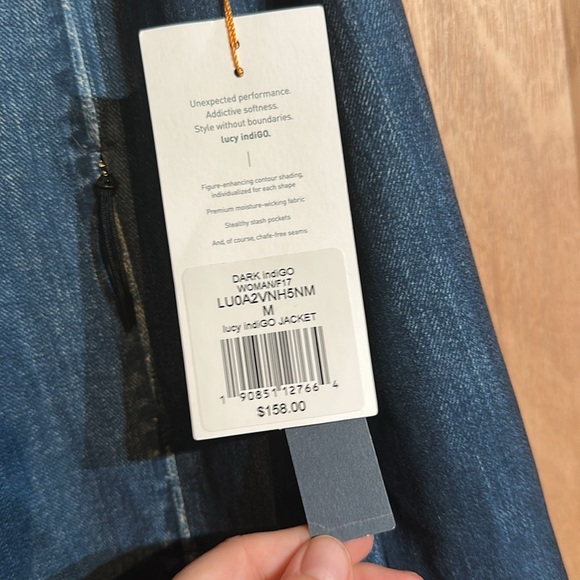 Lucy indigo “Jean” jacket medium nwt - Picture 2 of 4